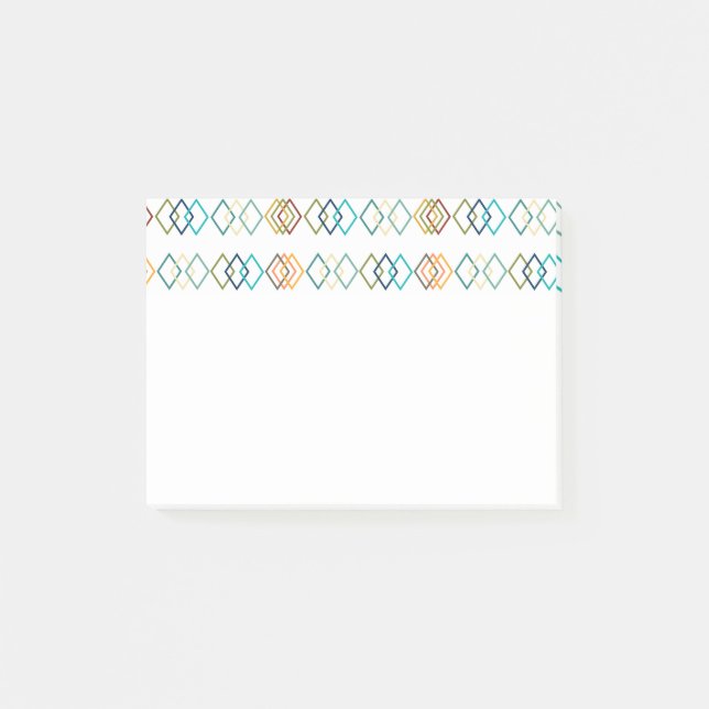 Notas Post-it® Cadenas de diamantes (Anverso)