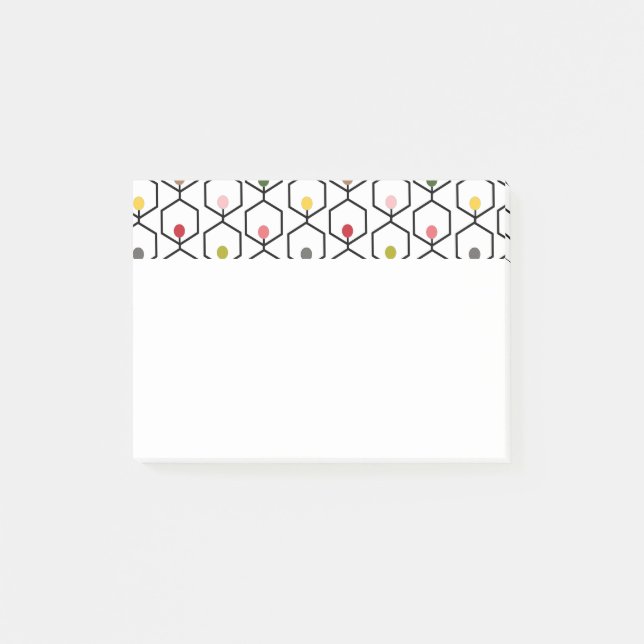 Notas Post-it® Cadenas de hexágonos (Anverso)