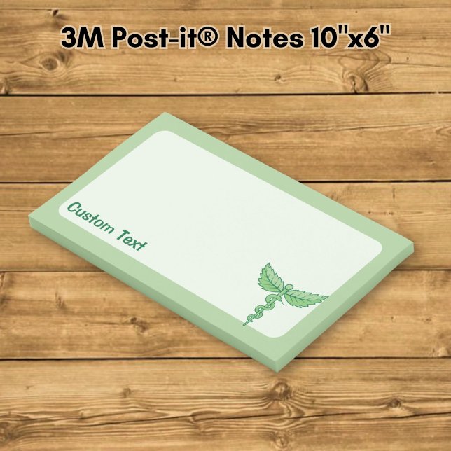 Notas Post-it® Caduceo con hojas (Subido por el creador)