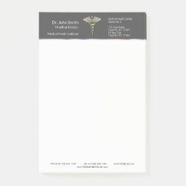 Notas Post-it® Caducto médico cromado Holográfico 3D