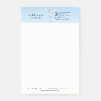 Notas Post-it® Caductor Médico de Caducto Espejo Dental Blanco