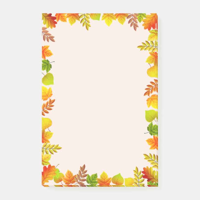 Notas Post-it® Cae en cosas beiges claras que hacer (Anverso)