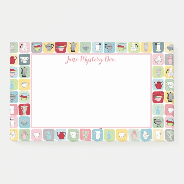 Notas Post-it® Café (Anverso)