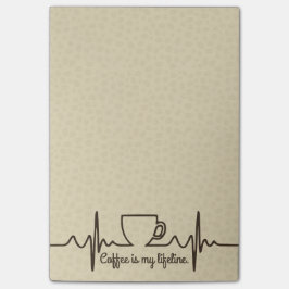 Notas Post-it® Café con vida 4x6
