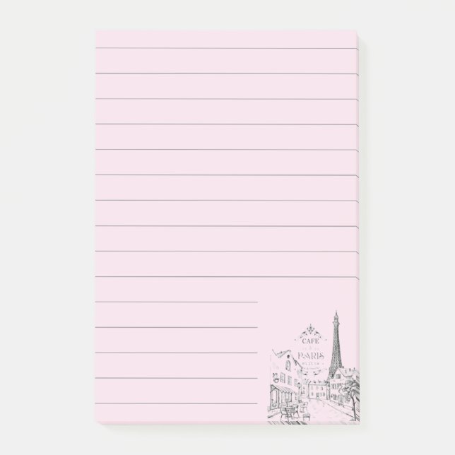 Notas Post-it® Café de París  (Anverso)
