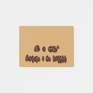 Notas Post-it® Café E=MC