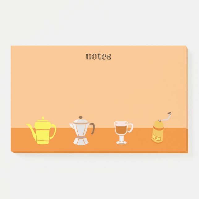 Notas Post-it® Cafetería Art 2 (Anverso)