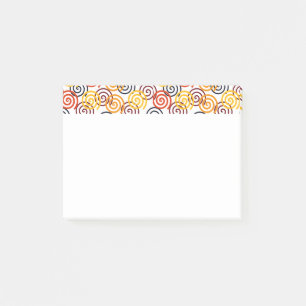 Notas Post-it® Caída de Swirls