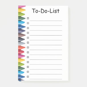 Notas Post-it® Caja de control del cuadrado de la A-Hacer-Lista