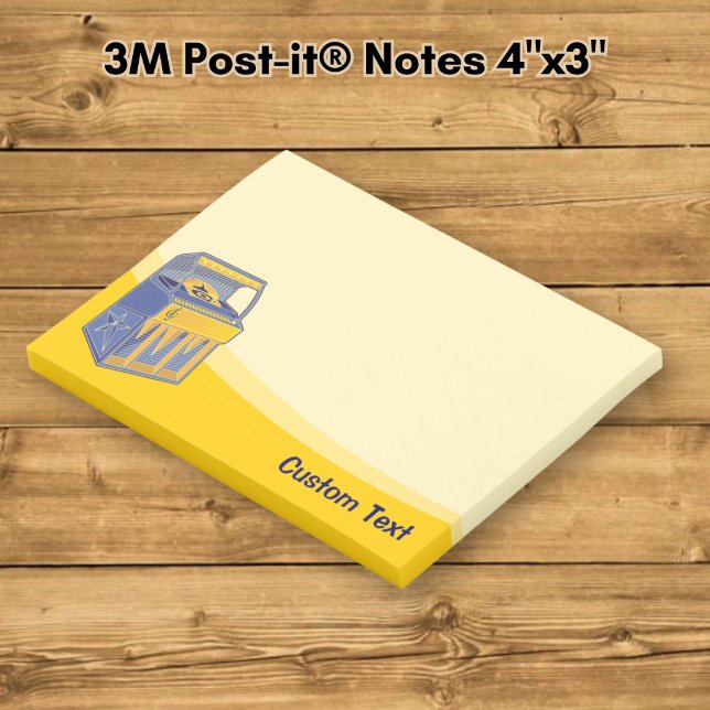Notas Post-it® Caja de música retro (Subido por el creador)