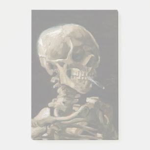 Notas Post-it® Calavera con arte Vicente van Gogh