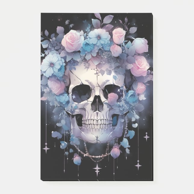 Notas Post-it® Calavera de Halloween (Anverso)