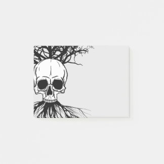 Notas Post-it® Calavera y árbol