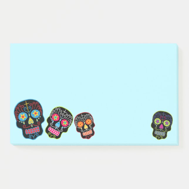 Notas Post-it® Calaveras de Azúcar (Anverso)