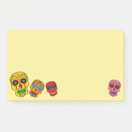 Notas Post-it® Calaveras de azúcar