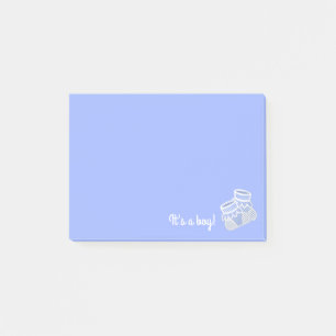 Notas Post-it® calcetines azules