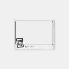 Notas Post-it® Calculator Accountant Heart 4"x3"