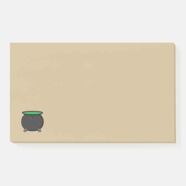 Notas Post-it® Caldero de Bruja (Anverso)