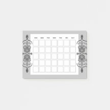calendario mensual pequeño