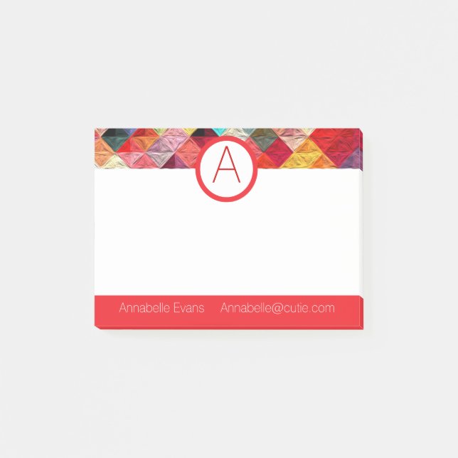 Notas Post-it® Calidad Naranja (Anverso)