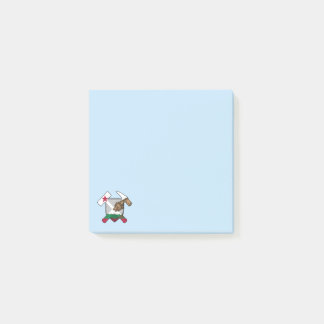 Notas Post-it® California Geologist's Rock Hammer Flag Logo