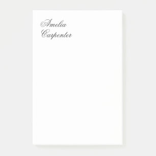 Notas Post-it® Caligrafía clásica profesional Minimalista