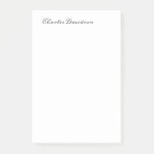 Notas Post-it® Caligrafía profesional moderna Minimalista