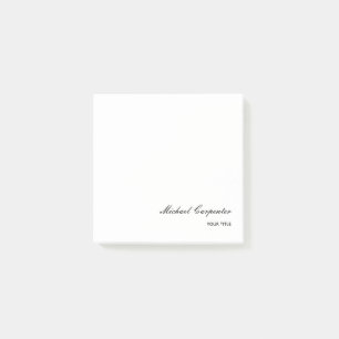 Notas Post-it® Caligrafía profesional simple
