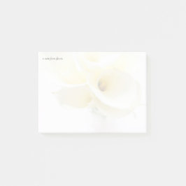 Notas Post-it® Calla lirios en florero