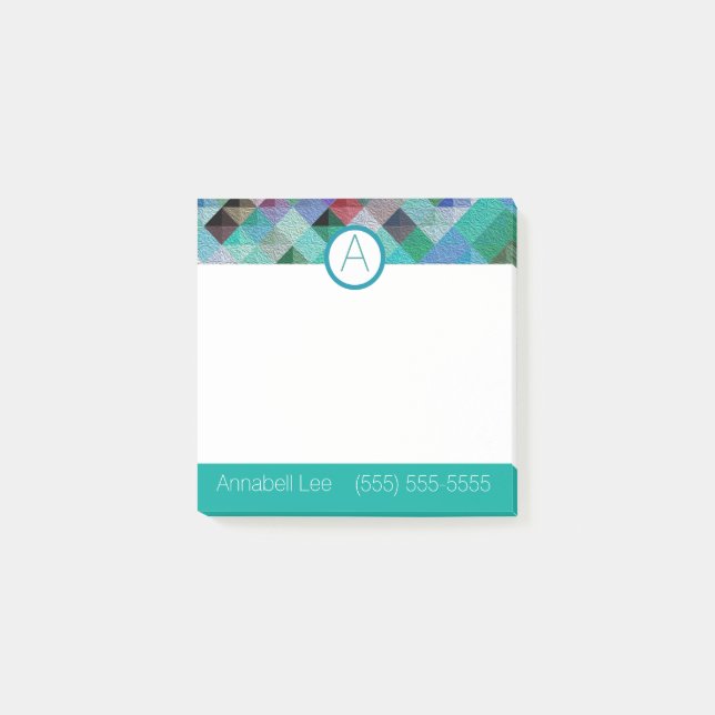 Notas Post-it® Calma turquesa (Anverso)