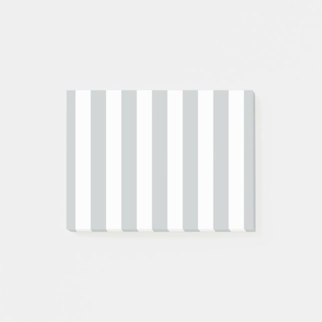 Notas Post-it® Cambie las rayas grises a cualquier personalizar (Anverso)