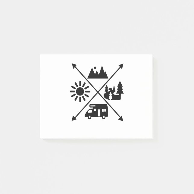 Notas Post-it® Camioneta (Anverso)