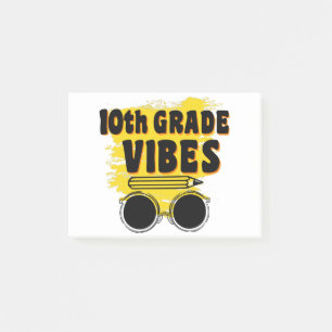 Notas Post-it® Camiseta de Vibraciones de 10º Grado para Volver a