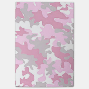 Notas Post-it® Camo rosado