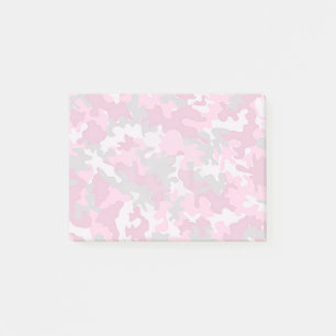 Notas Post-it® Camo rosado