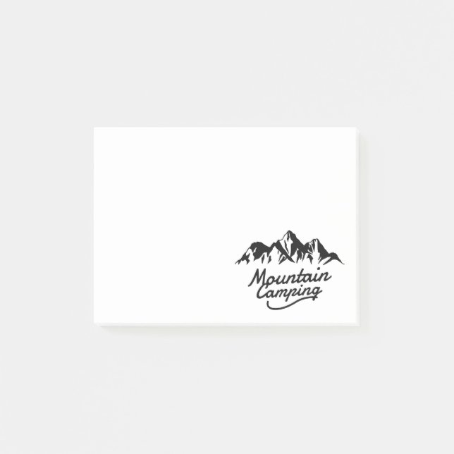 Notas Post-it® Campamento de Montaña (Anverso)
