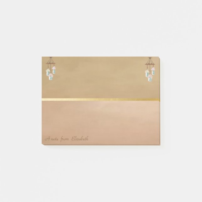 Notas Post-it® Campanas de viento elegantes y chic - Personalizad (Anverso)