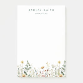 Notas Post-it® Campo de flores silvestres de verano