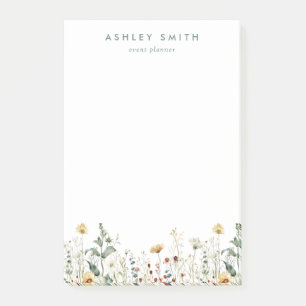Notas Post-it® Campo de flores silvestres de verano