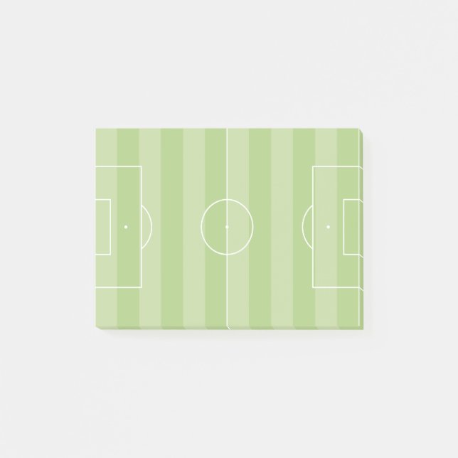 Notas Post-it® Campo de fútbol (Anverso)