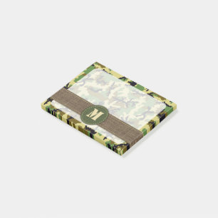 Notas Post-it® Camuflaje de Woodland