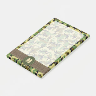 Notas Post-it® Camuflaje de Woodland