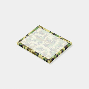 Notas Post-it® Camuflaje de Woodland