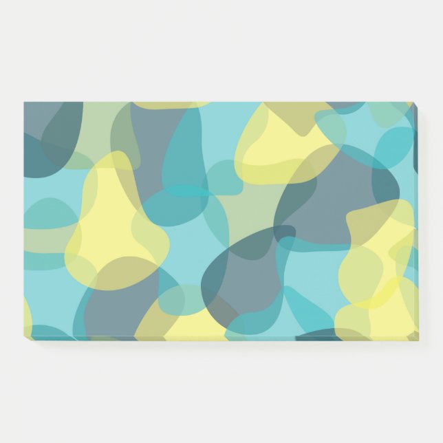 Notas Post-it® Camuflaje, moderno, genial, de moda, geométrico ur (Anverso)