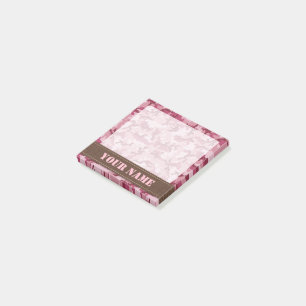Notas Post-it® Camuflaje rosa