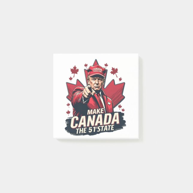 Notas Post-it® Canadá: el 51° Estado Trump Canadá (Anverso)