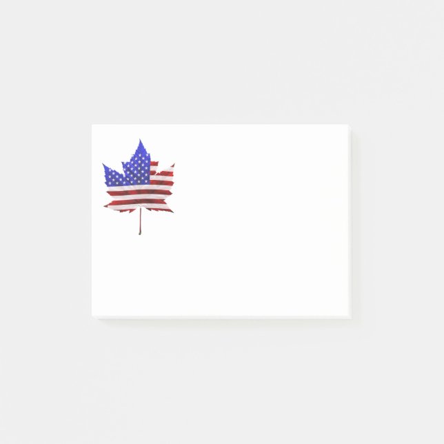Notas Post-it® Canadá USA Souvenir Post-it-Notes (Anverso)