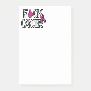 Notas Post-it® CÁNCER DE F#CK... Cáncer de mama