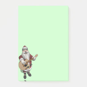 Notas Post-it® Canciones de Navidades musicales de Santa Claus