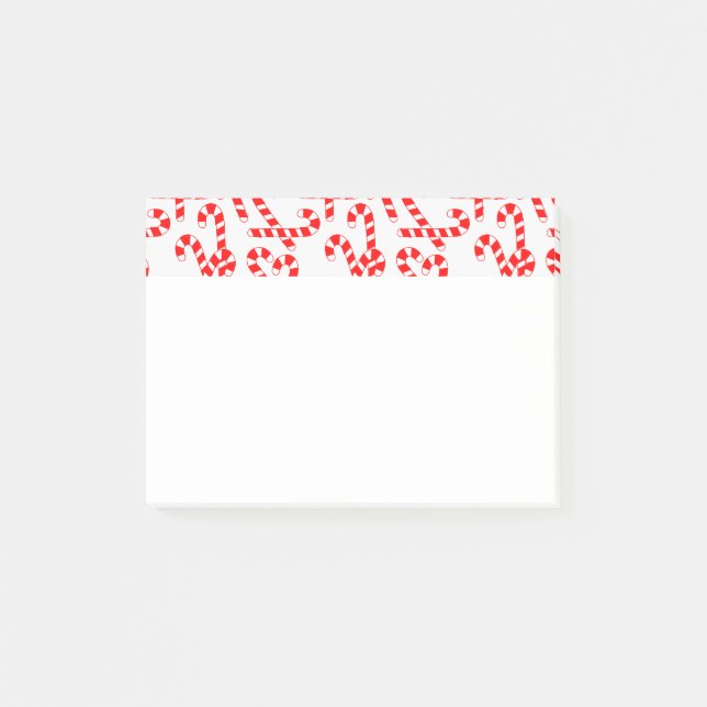Notas Post-it® Candy Canes (Anverso)